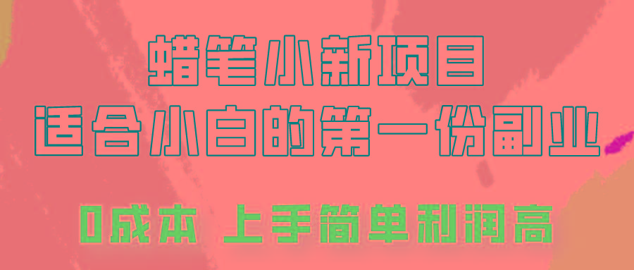 蜡笔小新项目拆解，0投入，0成本，小白一个月也能多赚3000+-优优云网创