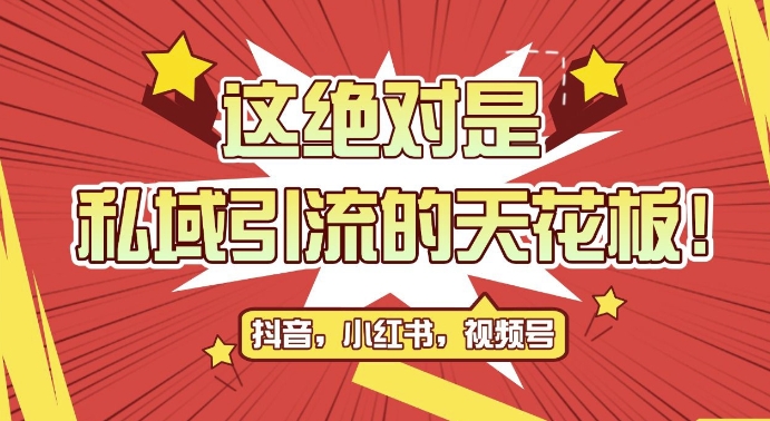 最新首发全平台引流玩法，公域引流私域玩法，轻松获客500+，附引流脚本，克隆截流自热玩法【揭秘】-优优云网创