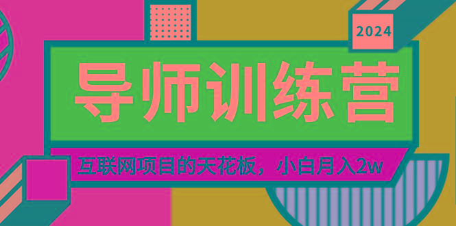《导师训练营》精准粉丝引流的天花板，小白月入2w-优优云网创