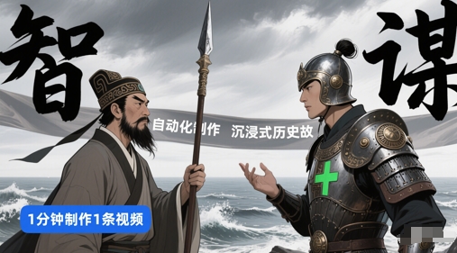 扣子工作流一键生成沉浸式历史故事，一天工作量，3分钟搞定-优优云网创