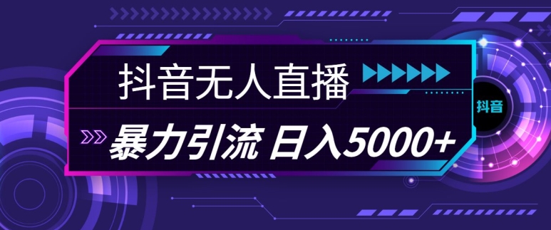 抖音快手视频号全平台通用无人直播引流法，利用图片模板和语音话术，暴力日引流100+创业粉【揭秘】-优优云网创