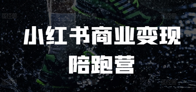小红书商业变现陪跑营，小红书电商教程-优优云网创