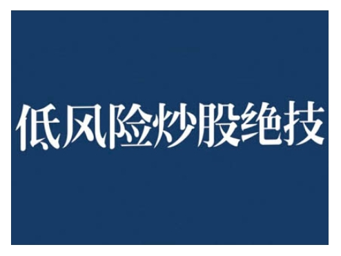 2024低风险股票实操营，低风险，高回报-优优云网创