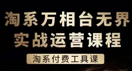 淘系万相台无界实战运营课，淘系付费工具课-优优云网创