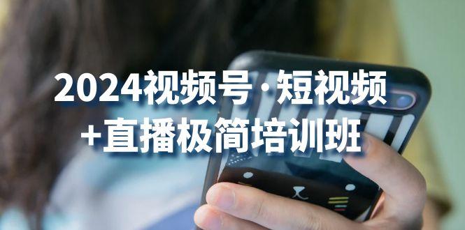 2024视频号·短视频+直播极简培训班：抓住视频号风口，流量红利-优优云网创