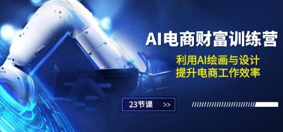 AI电商-财富训练营：利用AI绘画与设计，提升电商工作效率(23节课)-优优云网创