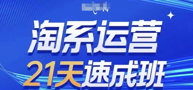 淘系运营21天速成班(更新24年11月)，0基础轻松搞定淘系运营，不做假把式-优优云网创