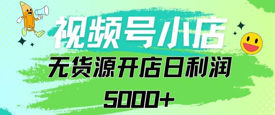 视频号无货源小店从0到1日订单量千单以上纯利润稳稳5000+【揭秘】-优优云网创