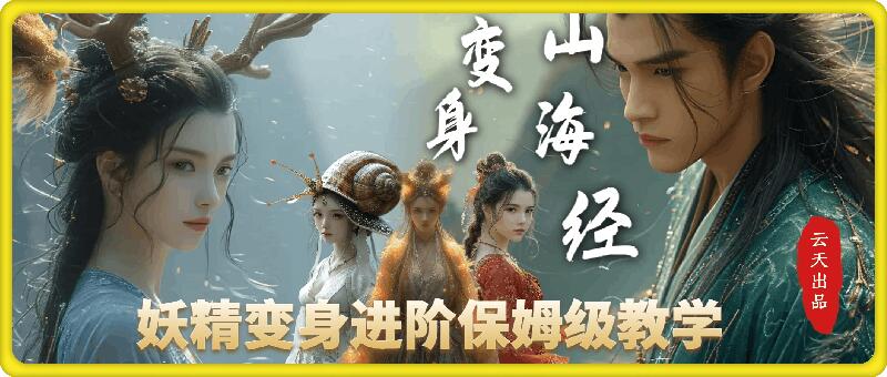 云天AI山海经变身视频教程，妖精变身进阶保姆级教学-优优云网创