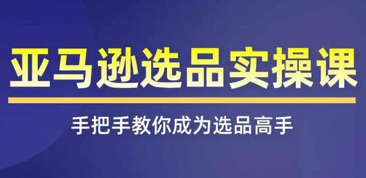 亚马逊选品实操课程，快速掌握亚马逊选品的技巧，覆盖亚马逊选品所有渠道-优优云网创