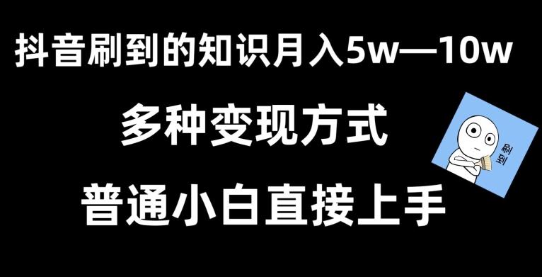 抖音刷到的知识，每天只需2小时，日入2000+，暴力变现，普通小白直接上手【揭秘】-优优云网创