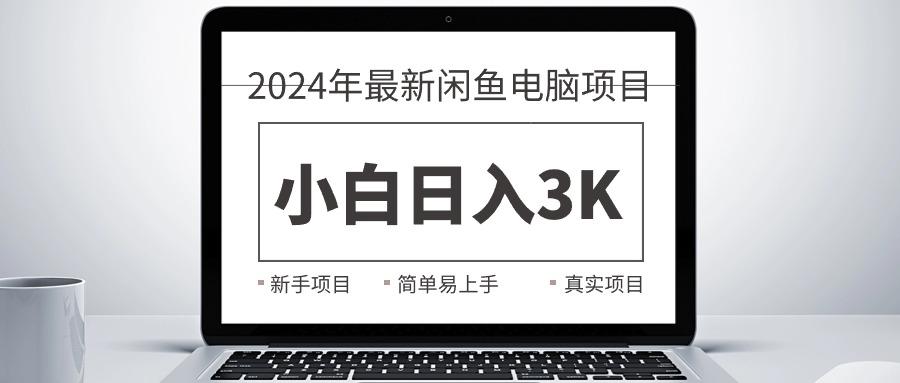 2024最新闲鱼卖电脑项目，新手小白日入3K+，最真实的项目教学-优优云网创