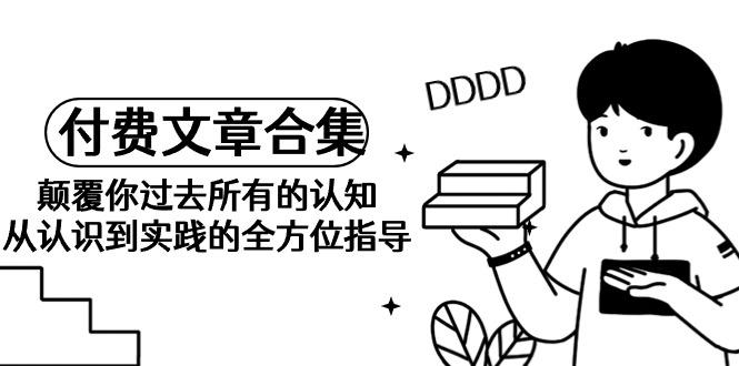 (9646期)《某公众号付费文章合集》颠覆你过去所有的认知 从认识到实践的全方位指导-优优云网创