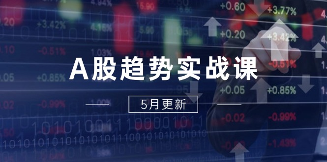 A股趋势实战课：主力动向+政策红利，2025全年策略5月更新-优优云网创