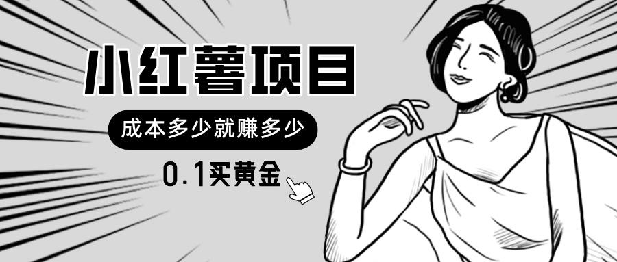 小红薯暴力项目，0.1买黄金。操作简单，日入无上限，可无限扩大。-优优云网创