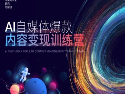 AI自媒体爆款内容变现训练营，20%底层逻辑，60%实操方法，20%案例拆解(即学即用)-优优云网创
