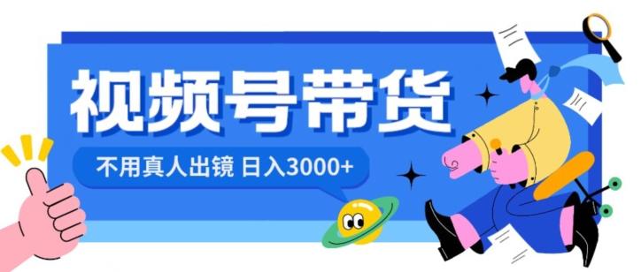 视频号带货，日入3000+，不用真人出镜-优优云网创