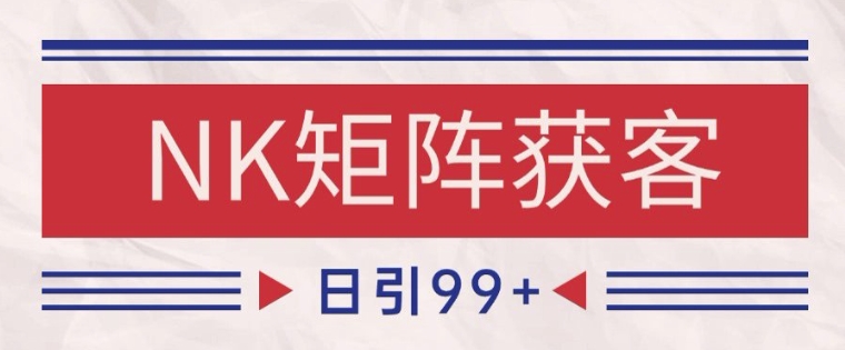 小红书某音NK赛道引流获客 自热矩阵日引200+【揭秘】-优优云网创