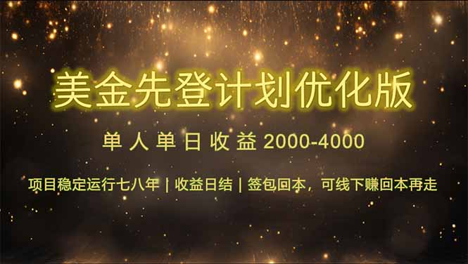 连续7-8年创单日收益冠军项目，日收益$600-1200-优优云网创