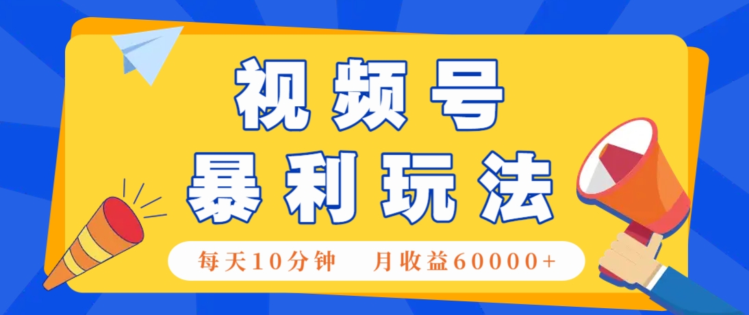 视频号AI赚钱法，每天只需10分钟，月入6万+！(超详细拆解)-优优云网创