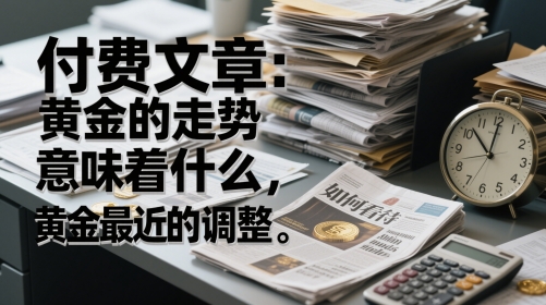 付费文章：黄金的走势意味着什么，如何看待黄金最近的调整-优优云网创