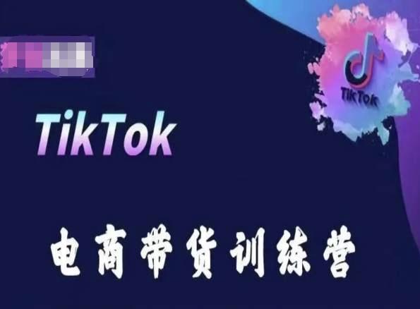 TikTok电商带货训练营，跟随时代潮流，跨境掘金-优优云网创