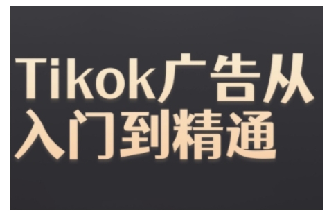 Tiktok Ads实操教程，Tiktok广告从入门到精通-优优云网创