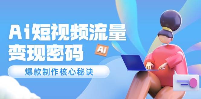 （14875期）Ai短视频流量密码，爆款制作核心秘诀，120万案例深度解析-优优云网创