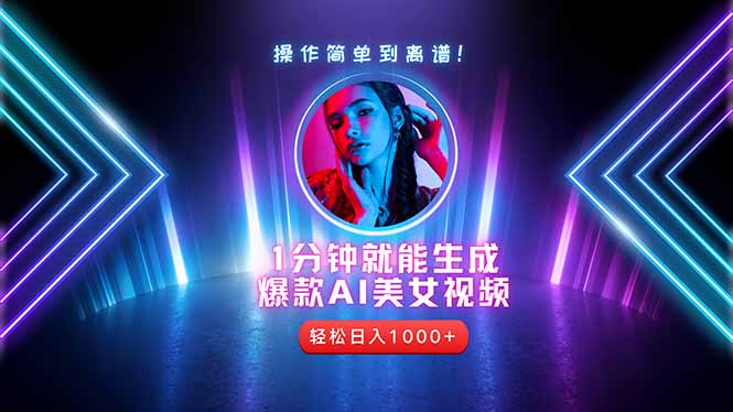 2025年最强副业：用AI做短视频，从零开始打造爆款账号！-优优云网创