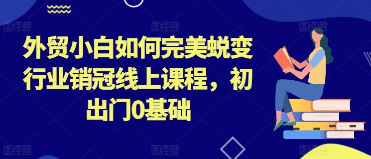 外贸小白如何完美蜕变行业销冠线上课程，初出门0基础-优优云网创