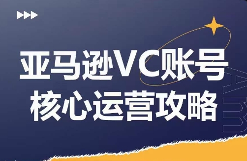 亚马逊VC账号核心玩法解析，实战经验拆解产品模块运营技巧，提升店铺GMV，有效提升运营利润-优优云网创