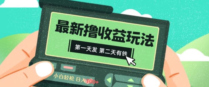 2024最新撸视频收益玩法，第一天发，第二天就有钱-优优云网创