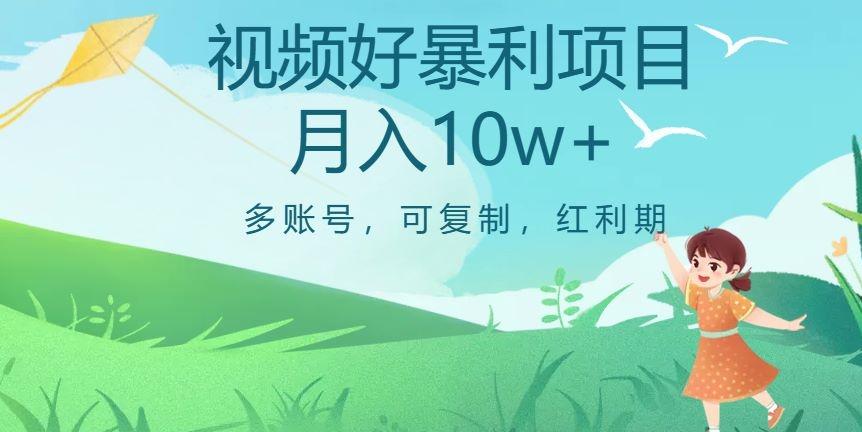 外边收费699项目，视频号暴利项目，多账号可复制，红利期-优优云网创