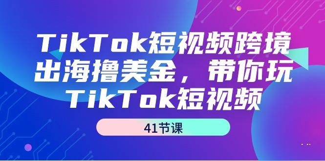 TikTok短视频跨境出海撸美金，带你玩TikTok短视频(41节课)-优优云网创