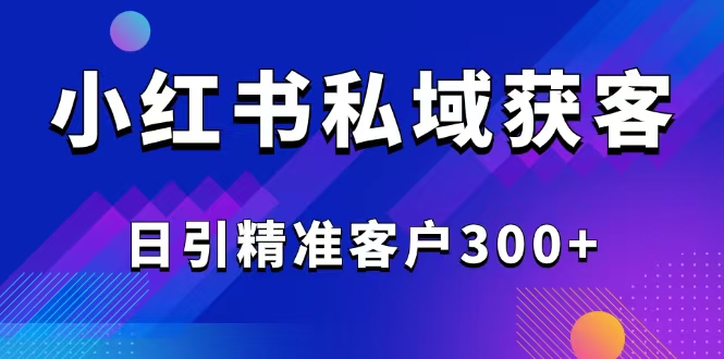 2025最新小红书平台引流获客截流自热玩法讲解，日引精准客户300+-优优云网创